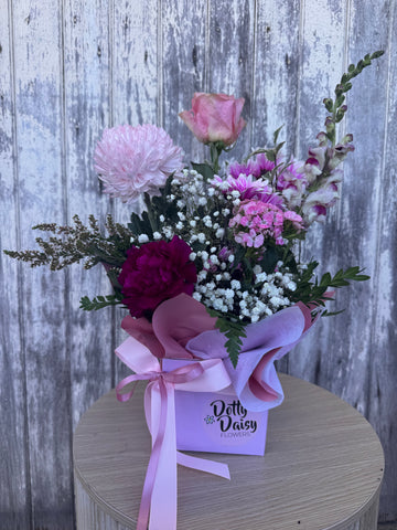 Pretty box arrangement