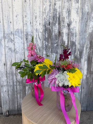 Large Mason Jar pretty mix - $65