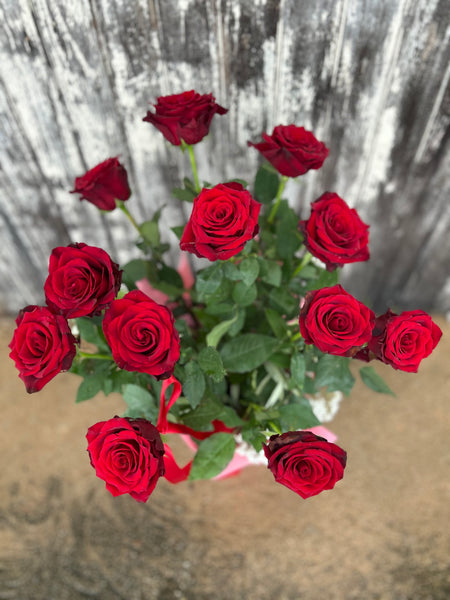 Roses - 12 Rose Mod Vase Premium ❤️